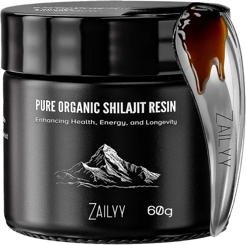 Resina Shilajit orgánica | Suministro de 800 mg | Probado en laboratorio | Shilajit orgánico puro del Himalaya para hombres y mujeres | Potenciador