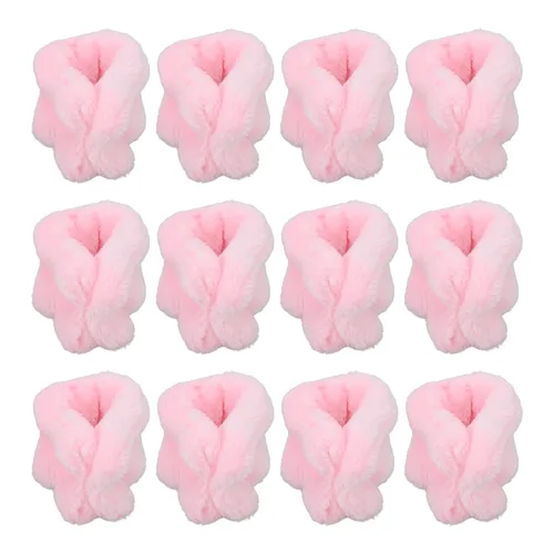 Miniatura 5 de Ymiko Juego de 12 rodillos rizadores sin calor de forro polar para cabello largo y corto, herramientas de peinado reutilizables durante la noche sin