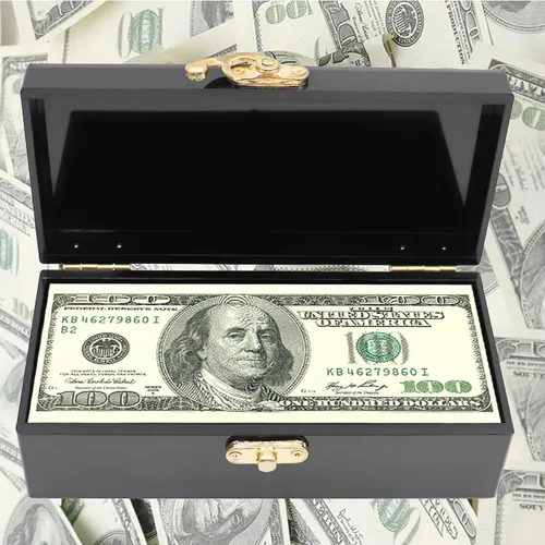 Miniatura 4 de Caja de Dinero de Acrílico con Cerradura en Negro, Portamonedas, Organizador de Efectivo, Bandeja de Monedas de Una Fila, Caja de Almacenamiento