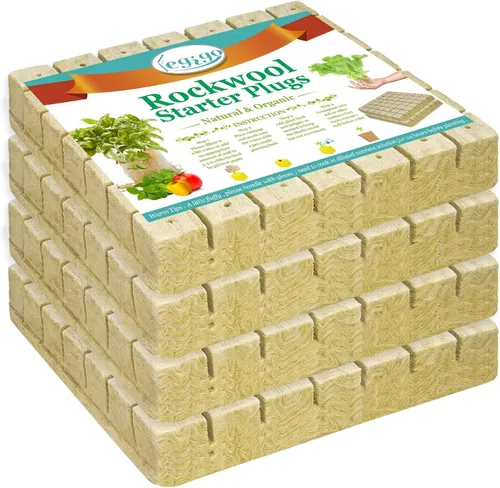 Miniatura 9 de Legigo Cubos de lana de roca de 1.2 pulgadas para hidroponía, cubos de cultivo para plantación de lana de roca para torre hidropónica, jardín, 2