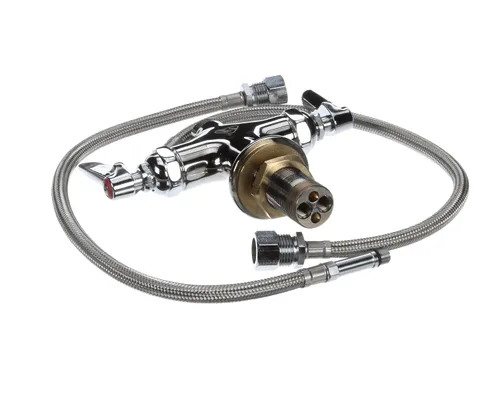 Miniatura 3 de T&S Brass B-0200-LN - Grifo doble para despensa, cromado