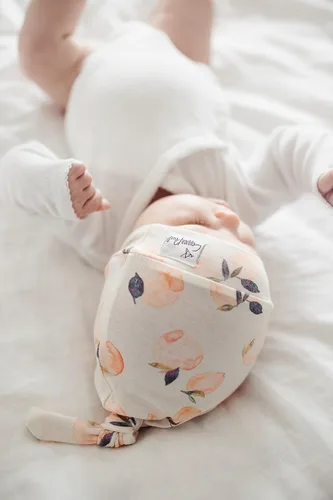 Miniatura 2 de Copper Pearl Baby Beanie Hat Top Knot