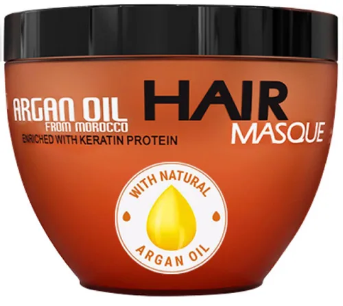 Mascarilla de aceite de argán marroquí para el cabello, sin sulfatos, antiencrespamiento, cuidado hidratante para mujeres y hombres, tratamiento