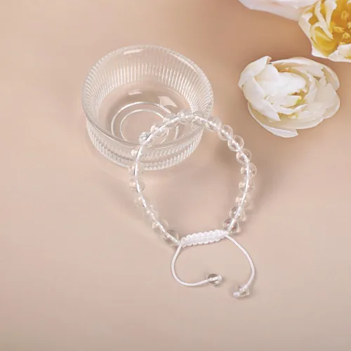 Miniatura 51 de AD Beads Pulseras de piedras preciosas unisex de 0.315 pulgadas (0.315 in), macramé curativo ajustable de 7 a 9 pulgadas Usa esta pulsera