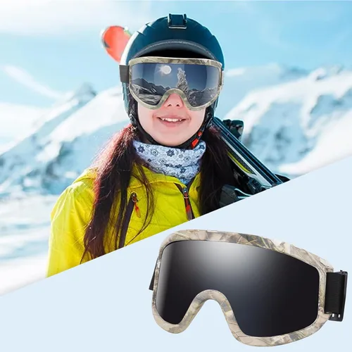 Miniatura 6 de Ski Goggles Motocross Bike Racing Skate Goggles Windproof Anti-Fog Glasses UV Protection for Women Men Adult