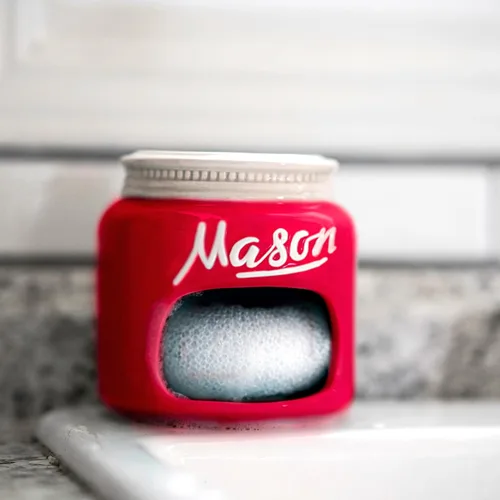 Miniatura 8 de Farmhouse - Juego de recipientes para la cocina, soporte para utensilios de cocina de cerámica, soporte para cucharas, bonito tarro de galletas