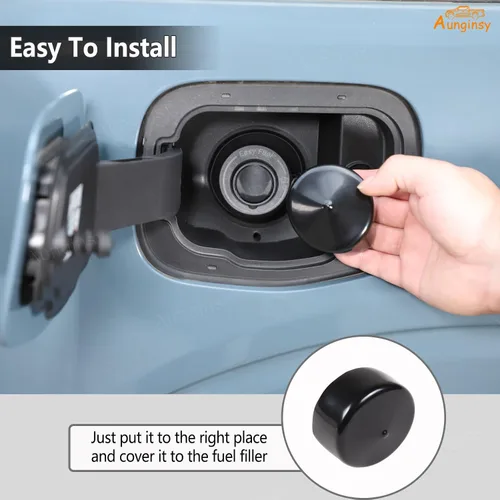 Miniatura 6 de Aunginsy Tapa de Gasolina Sin Tapa Cubierta de Suciedad, Agua y Polvo Tapa de Gasolina Sin Tapa Cubierta de Llenador de Combustible Compatible