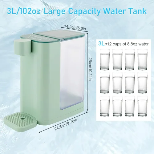 Miniatura 4 de Dispensador de agua caliente instantáneo, hervidores eléctricos, sistema de agua instantáneo de encimera para calentamiento y salida rápidos, 5