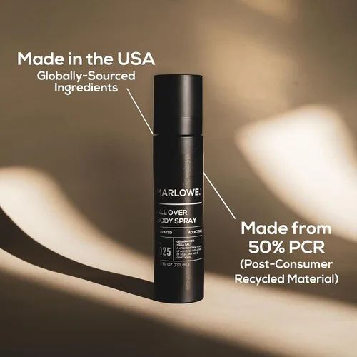 Miniatura 4 de MARLOWE. Spray corporal para hombres, 4.5 onzas, espray de colonia fresca de larga duración para confianza diaria, fragancia fresca y vigorizante