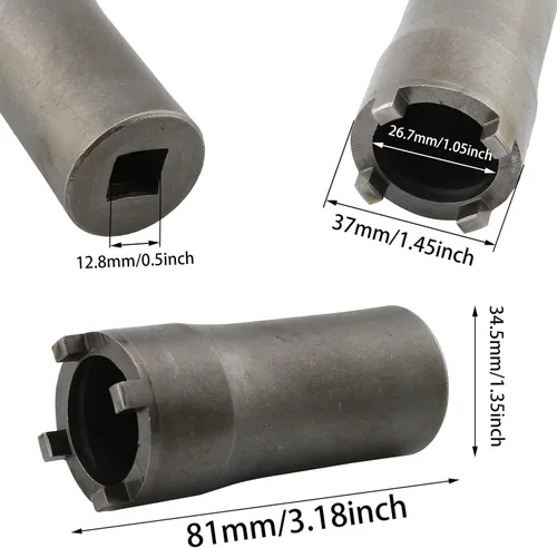 Miniatura 2 de DGZZI Herramienta de extracción de embrague de tuerca de bloqueo, herramienta de extracción de llave de bloqueo de embrague para GY6 125cc 150cc