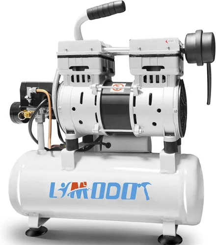 Miniatura 11 de Compresor de aire silencioso, solo 68dB, tanque de acero de 5 galones, 2.8CFM a 90PSI, sin aceite, compresor de aire eléctrico perfecto