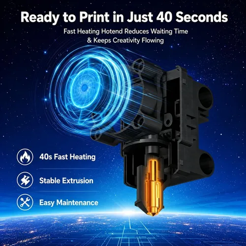 Miniatura 6 de Entina Tina2 Plus Impresoras 3D inteligentes con impresión rápida de 250 MM/S, totalmente montada, impresora 3D para niños y principiantes