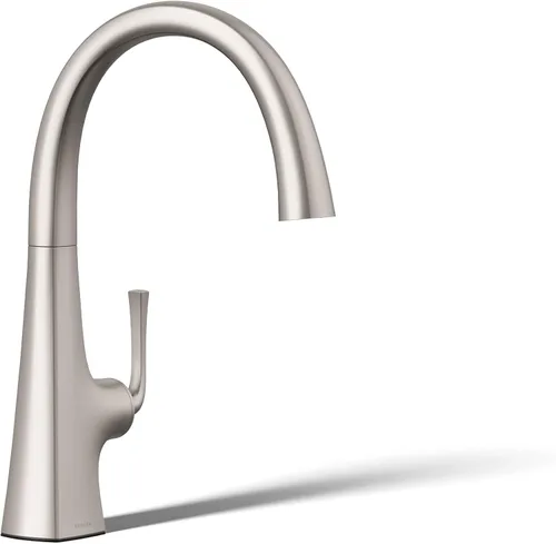 Miniatura 13 de Kohler 22065-BL Graze Bar grifo del fregadero con caño oscilante