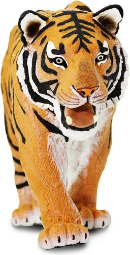 Miniatura 4 de Safari Ltd. Figura de tigre siberiano, figura realista de 10.5 pulgadas, juguete educativo para niños, niñas y niños a partir de 1 año