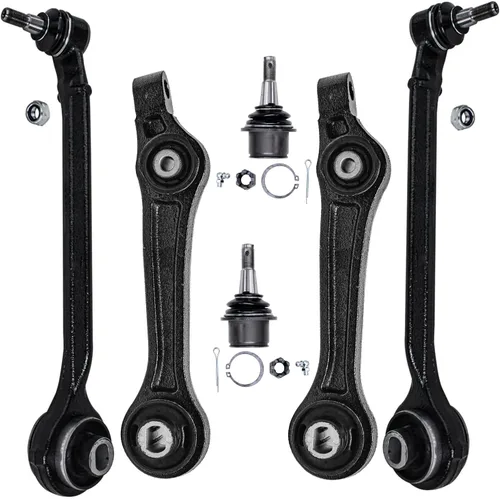 Miniatura 28 de Detroit Axle - Kit de extremo delantero para Chrysler 300 Dodge Charger Challenger 2011-2023, 2 brazos de control inferiores traseros 2 varillas