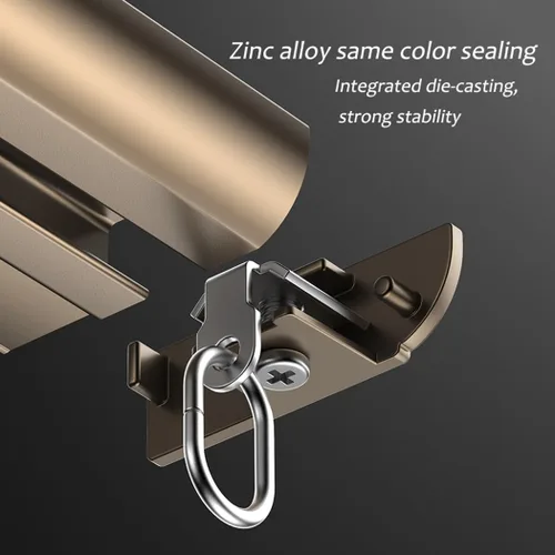 Miniatura 5 de Heavy Duty Aluminum Curtain Track for Ceiling, Smooth Sliding Rail, Easy Install, Adjustable 3.2ft to 19.7ft, White, 4.3FT (130CM) - Perfect for