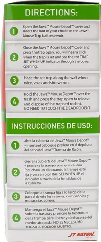 Miniatura 8 de JT Eaton Jawz 407 Depot - Trampas para ratones cubiertas