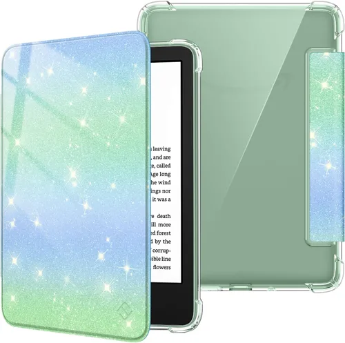 Miniatura 23 de Fintie Funda delgada para Kindle de 6 pulgadas (11ª generación - versión 2024/2022), ultra transparente, suave, flexible, transparente, cubierta
