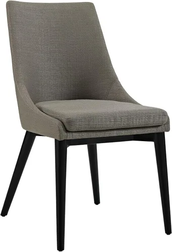 Miniatura 12 de Modway Viscount Mid-Century - Silla de cocina y comedor de tela tapizada moderna en color azul