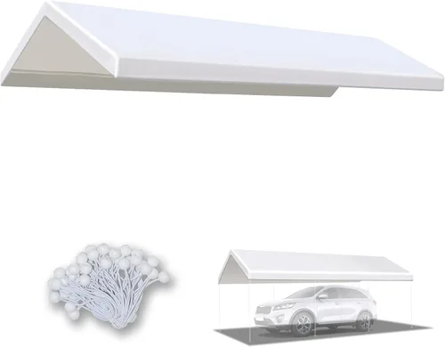 Miniatura 12 de BenefitUSA Toldo de color Muliti mejorado solo 10 x 20 pies, toldo de repuesto para tienda de campaña al aire libre, cubierta de lona con bolas