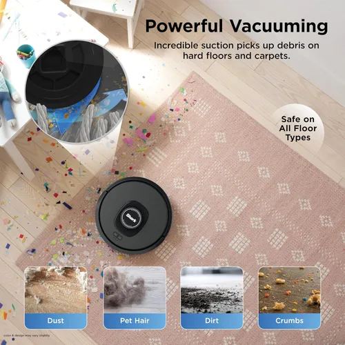 Miniatura 2 de Robot aspirador ultra AI Shark AV2501S, con Matrix Clean, mapeo doméstico, base autovaciada sin bolsa HEPA de 30 días de capacidad, perfecta