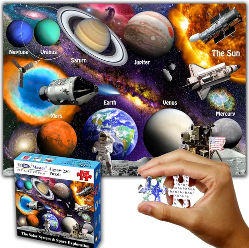 Miniatura 18 de Think2Master Ocean Life - Rompecabezas de 250 piezas. Gran artículo de regalo. 14.2 x 19.3 pulgadas