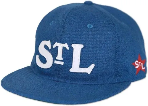 NLBM Negro League Heritage Gorra de lana St. Louis Stars, Azul Real