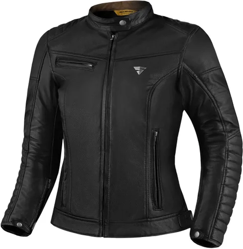 SHIMA Winchester 2.0 Chaquetas de moto para mujer, protector de espalda de la Fuerza Aérea, chaqueta de cuero para motocicleta, chaqueta de verano