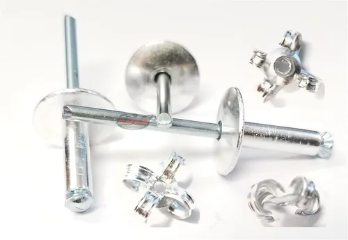 Miniatura 7 de Remaches Pop de aluminio negro plano de 3/16 "cabeza grande explosión de plátano Peel Back Fasteners .125 - .560 Grip Range