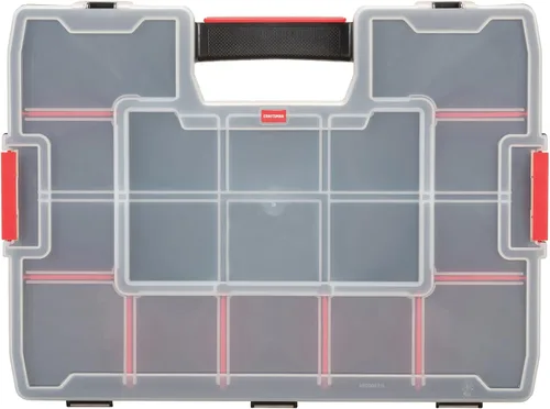 Miniatura 10 de CRAFTSMAN Organizador de almacenamiento de herramientas pequeño de 10 compartimentos, plástico (CMST14021)