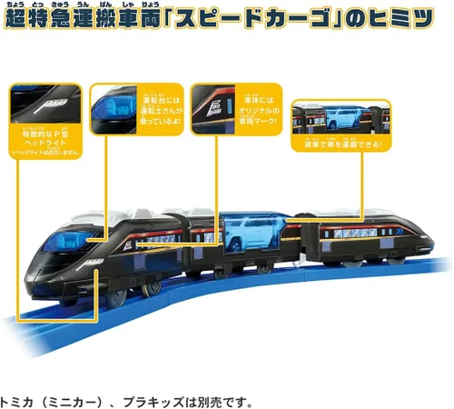 Miniatura 6 de Takara Tomy Plarail ¡Juguemos más con Tomica! Hakkou! Escenas llenas de escenas frente a la estación Rotary Set, juguete de tren, para edades de 3