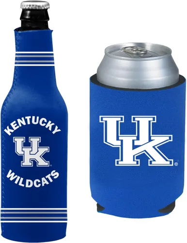 Miniatura 155 de College Team Color Logo Can & Bottle Holder Insulator Beverage Cooler Set