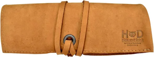 Miniatura 18 de Hide & Drink, Organizador de rollos de reloj de cuero hecho a mano de cuero de grano completo, con capacidad para hasta 4 relojes, fácil de llevar