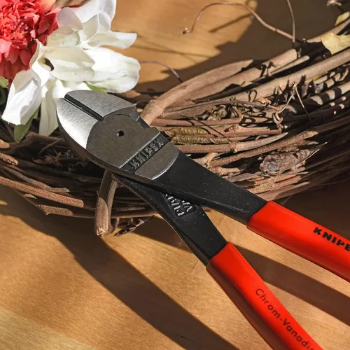 Miniatura 3 de KNIPEX - 74 01 250 Herramientas SBA - Cortadores diagonales de alto apalancamiento (7401250SBA), 10 pulgadas alicates de corte lateral