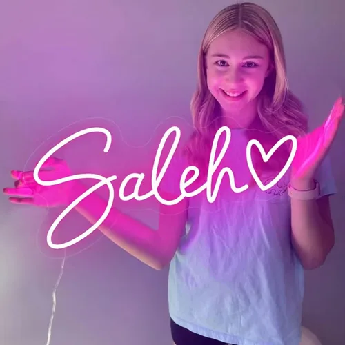 Letrero de neón personalizado, luz LED personalizada para bodas, regalo de cumpleaños, bar y fiesta de negocios, logotipo de nombre de tienda