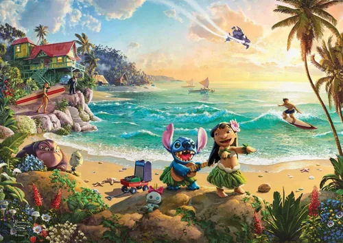 Miniatura 35 de MIGHTYPRINT Disney – La Bella Durmiente – Princesa Aurora y el Príncipe Felipe – Arte de pared duradero de 24 x 17 pulgadas – No hecho de papel