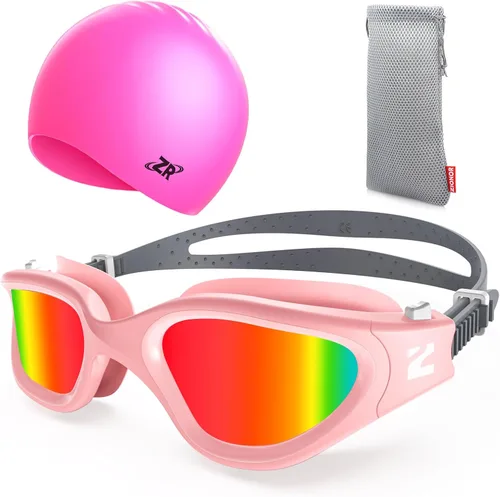Miniatura 10 de ZIONOR Gafas de natación para niños con gorro de natación, G1 MINI SE antivaho con gorro de natación para niños A2