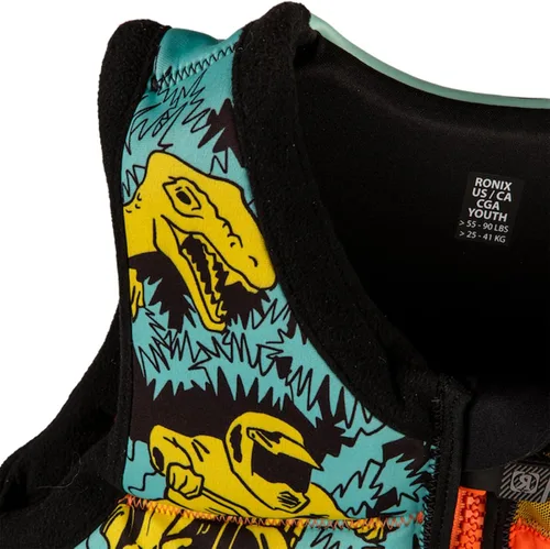 Miniatura 5 de Ronix Vision - Chaleco salvavidas CGA para niño - Azul/Naranja/Amarillo