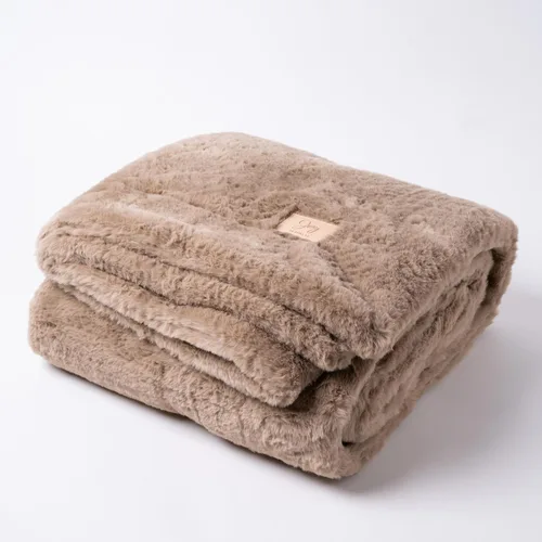 Miniatura 2 de Joy Blankets Manta de Tiro de Piel Sintética – Ultra Suave, Acogedora y Cálida Manta de Lujo – Lavable a Máquina, Regalo de Decoración del Hogar