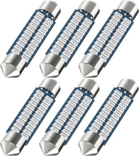 Bombilla LED festoon 578 Serundo Auto 211-2 para auto de 41mm 42mm 1.65in 212-2 para luz de mapa y cúpula del auto, 22SMD 3014 chips bombilla LED
