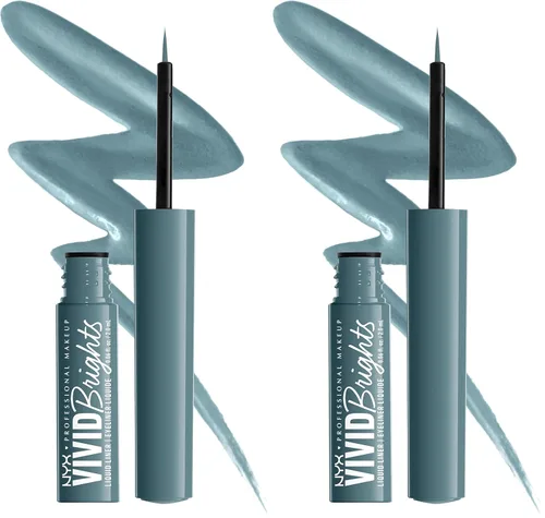 Miniatura 20 de NYX PROFESSIONAL MAKEUP Vivid Brights Delineador Líquido, Delineador de Ojos Resistente a las Manchas con Punta Precisa - On Red 04 en rojo