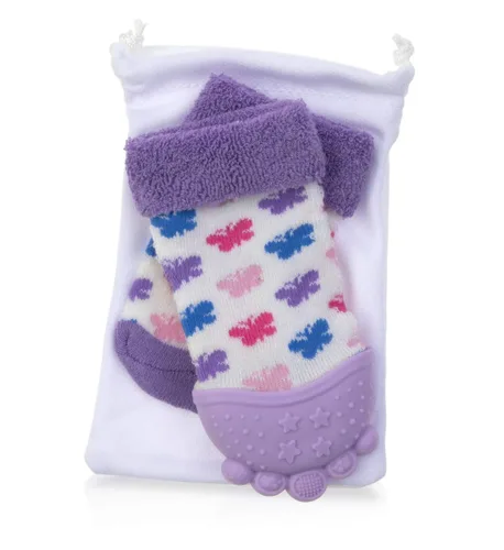 Miniatura 4 de Nuby calmante dentición, 5", A. Corazones rosados