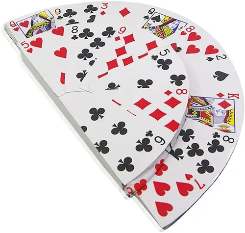 Miniatura 2 de Enjoyer - Tarjeta plegable para fanáticos a tarjetas, sombrero de copa, trucos mágicos, ilusiones de escenario, accesorios de comedia, accesorios