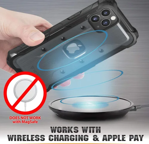 Miniatura 6 de Vena vArmor - Funda resistente compatible con Apple iPhone 12 / iPhone 12 Pro (6.1 pulgadas) (protección contra caídas de grado militar), funda Gris