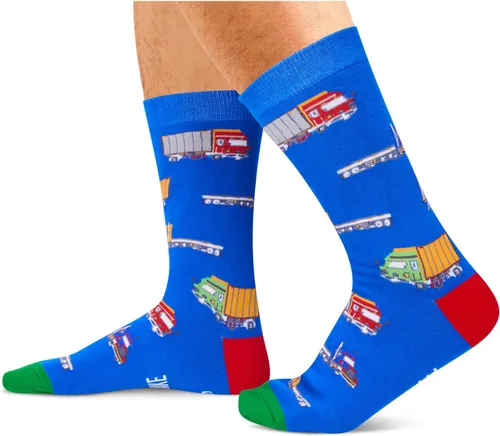 Miniatura 2 de Zmart Men Women Funny Gifts Trucker Gifts Tractor Gifts, Unisex Funny Socks Truck Socks Tractor Socks
