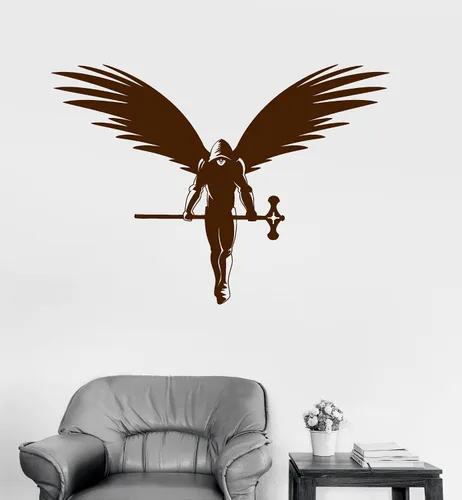 Pegatina de vinilo para pared de Angel Warrior Fantasy Myth Art (ig3017)