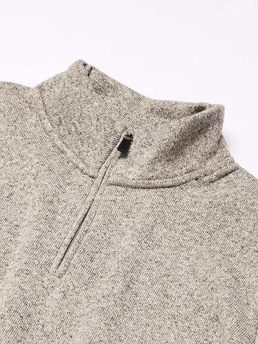 Miniatura 8 de Wrangler Authentics Suéter de vellón de manga larga con un cuarto de cremallera para hombre