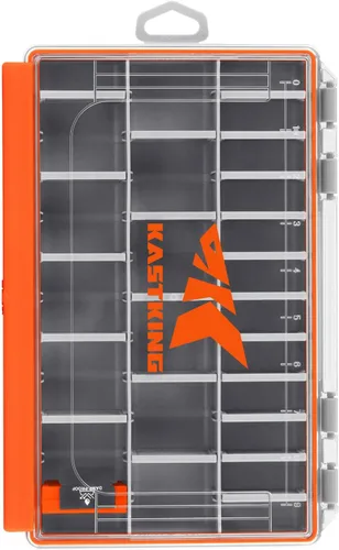 KastKing HyperSeal Caja de aparejos de pesca impermeable, bandejas impermeables 3600 y 3700, organizador con divisores removibles, caja de señuelos