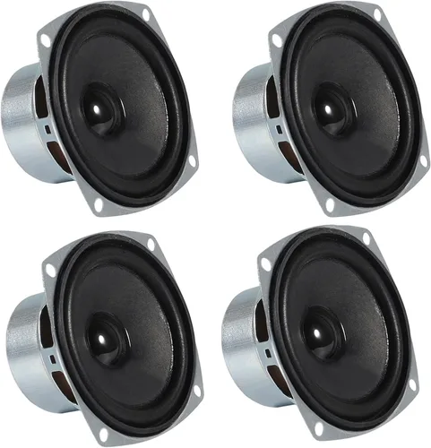 Miniatura 10 de 4 unidades de altavoz de audio de 4 ohmios, 3 W, 1.5 pulgadas, rango completo, woofer estéreo HiFi - Negro