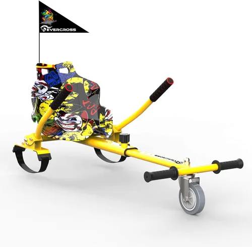 EVERCROSS Accesorio de asiento para aeropatineta, asiento de nueva generación con sistema de freno de seguridad, longitud de marco ajustable para